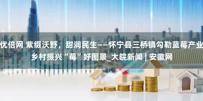 优倍网 紫缀沃野，甜润民生——怀宁县三桥镇勾勒蓝莓产业乡村振兴“莓”好图景_大皖新闻 | 安徽网