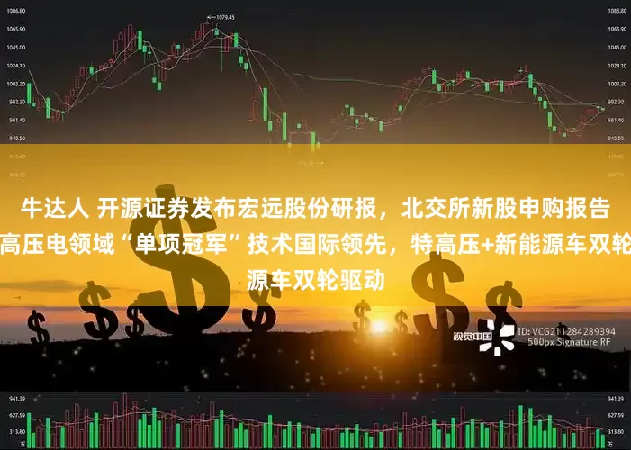 牛达人 开源证券发布宏远股份研报，北交所新股申购报告：特高压电领域“单项冠军”技术国际领先，特高压+新能源车双轮驱动